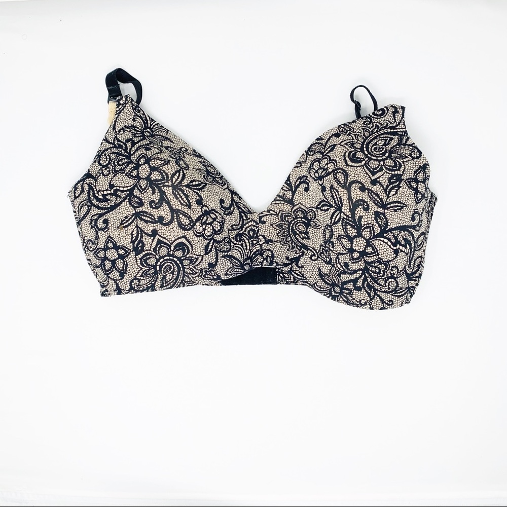 Motherhood Maternity Nursing Bra 38E Black & Tan